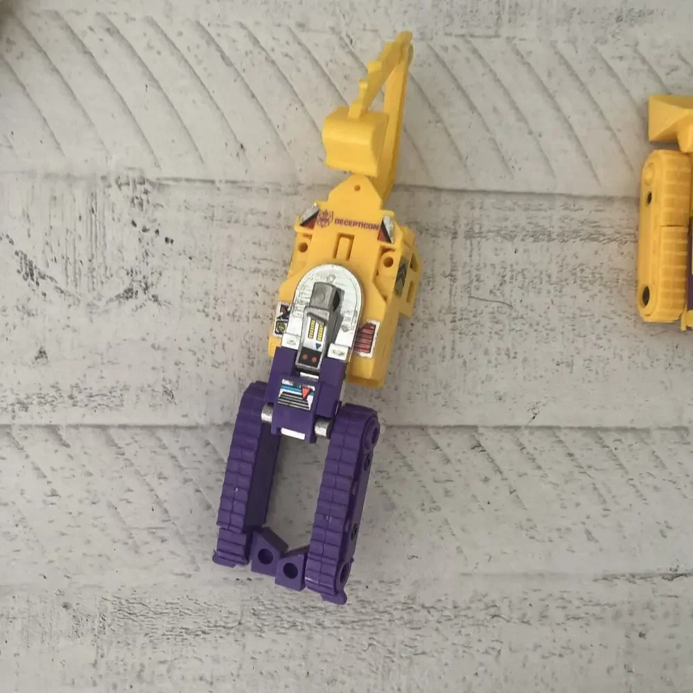 Hasbro Transformers G2 Devastator Constructicons 1984 Yellow Lot of 3 As Is